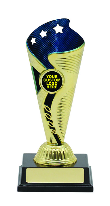 GENERAL AWARDS - 175mm - GOLD/BLUE