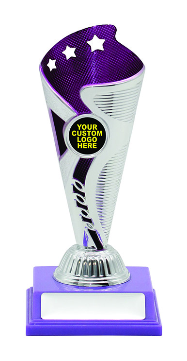 GENERAL AWARDS - 175mm - SILVER/PURPLE