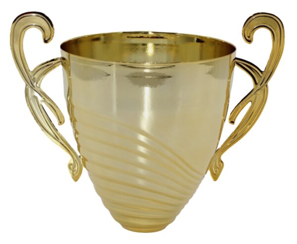 100mm DIA METAL CUP - DARK GOLD