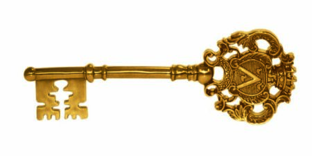 KEY - ELECTRO PLATED
