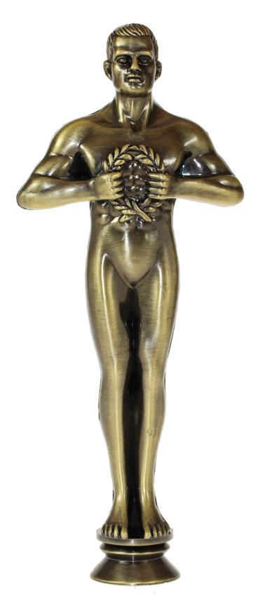 OSCARS/ACHIEVEMENT FIGURINE - MALE - ELECTRO GOLD