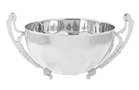 METAL CUP - 100mm DIA - SILVER