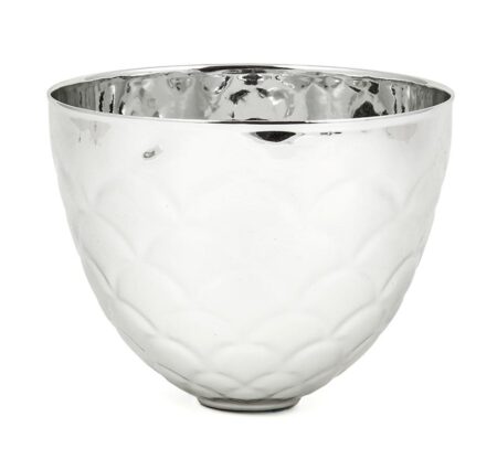 120mm DIA METAL BOWL - SILVER