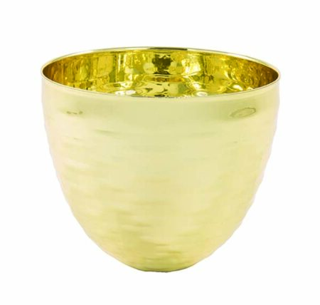 80mm DIA METAL CUP - GOLD
