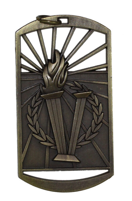 70mm SCULPTED MEDAL - VICTORY - ANTIQUE GOLD