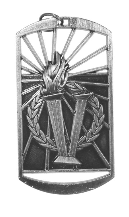 70mm SCULPTED MEDAL - VICTORY - ANTIQUE SILVER