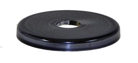 40mm DIA STIPPLED LID - GUN METAL