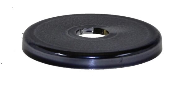 40mm DIA STIPPLED LID - GUN METAL