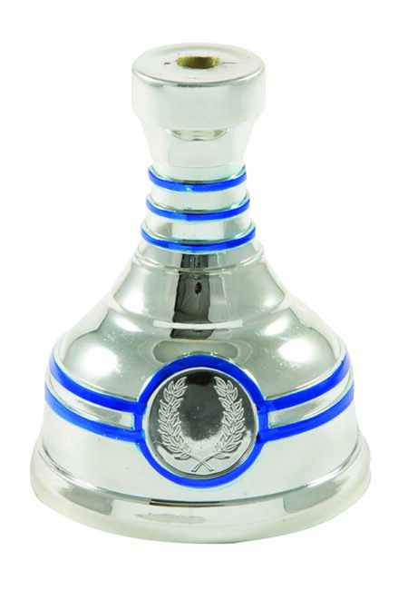 65mm DIA. RISER - SILVER/BLUE - 25mm Insert